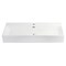 Fauceture EV3916 Elongated 39" x 16" Rectangular White Vessel Sink, White EV3916 - alternate 1